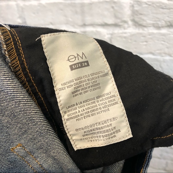 Objects without Meaning Boy Zip blue jeans 28” - Picture 10 of 12